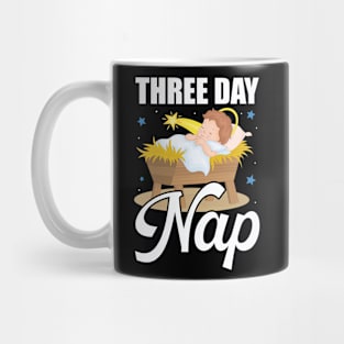 Three Day Nap Jesus Christ,funny gift with Jesus Christ,Baby Jesus Mug